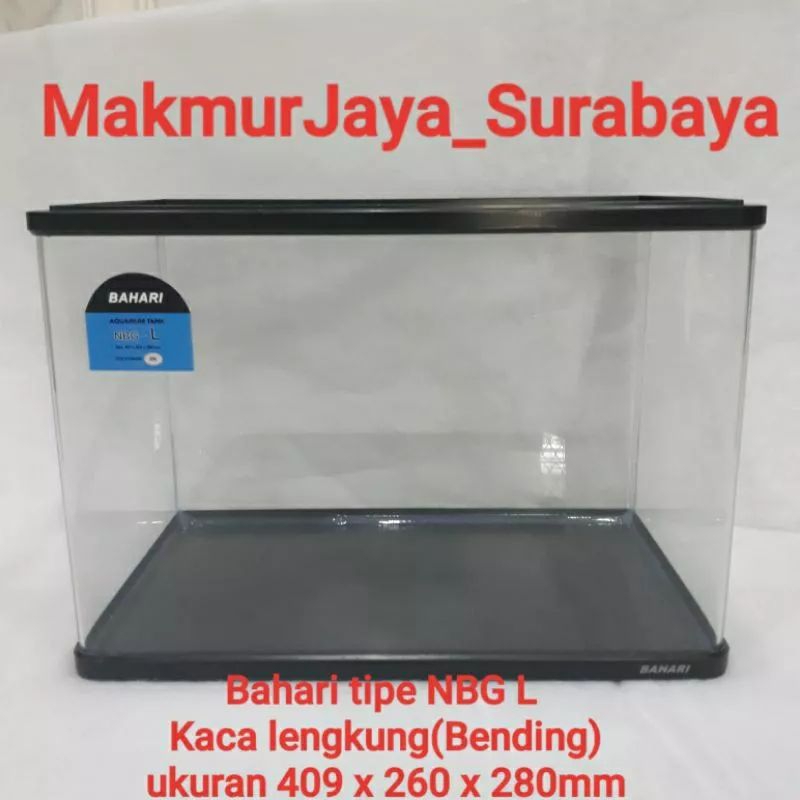 Aquarium / Akuarium Kaca Lengkung (Bending) BAHARI seri NBG L