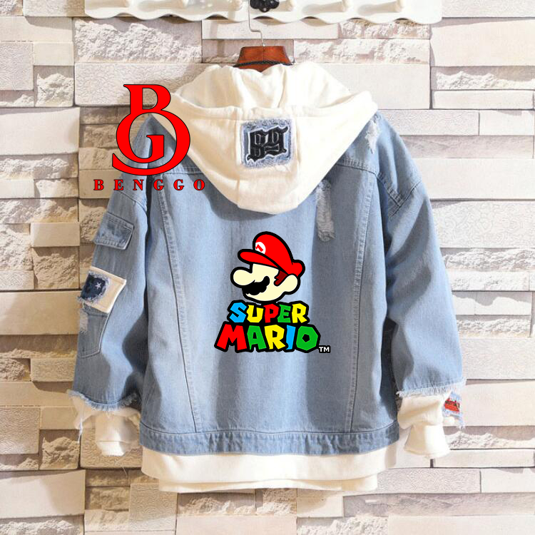 BENGGO.ID | Jaket Jeans Oversize / Jaket Jeans Oversize Wanita / Jaket Jeans Oversize Pria / Jaket J