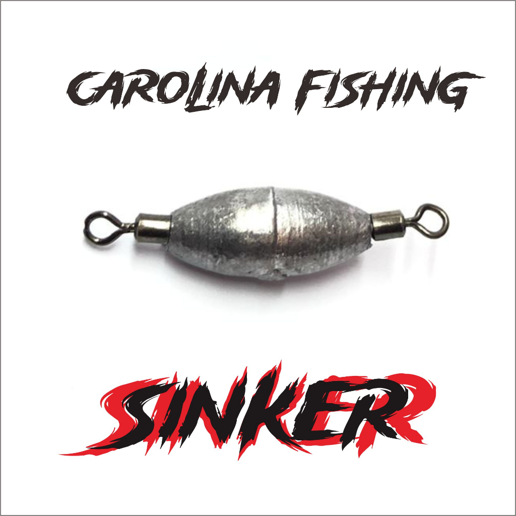 sinker pemberat umpan carolina fishing