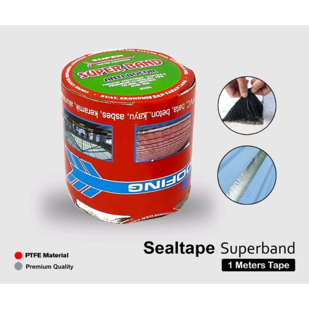 Sealtape Lakban Isolasi Anti Bocor Seng Genteng Panjang 1 Meter / lakban seng anti bocor