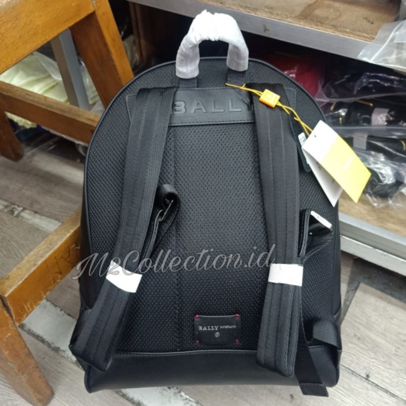 Tas Ransel Bally Leather backpack Kulit Asli Mirror Quality