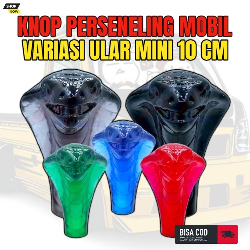 Knop Knob Perseneling Mobil Manual Variasi Bentuk Ular Cobra