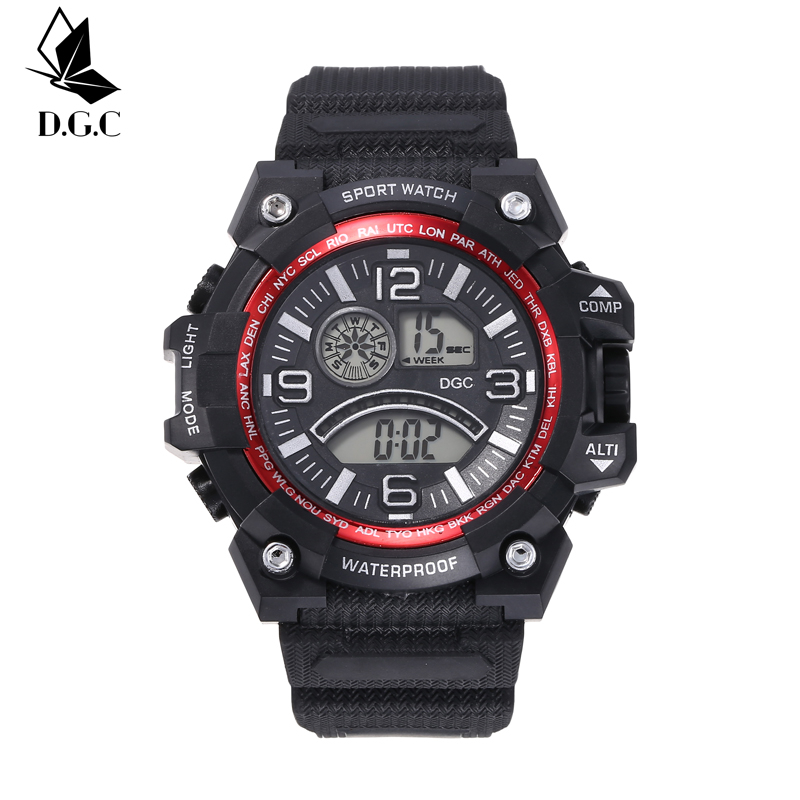 COD Jam Tangan Wanita Rubber Sport Digital Korea Fashion Anak Remaja Best Seller M198