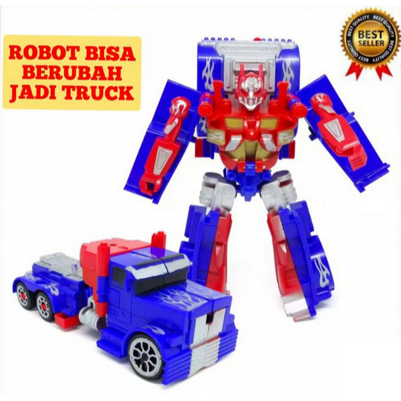 Mainan Anak laki laki 3 4 5 Tahun - Mobil jadi Robot Transformers Berubah dari Robot jadi Mobil - Ka