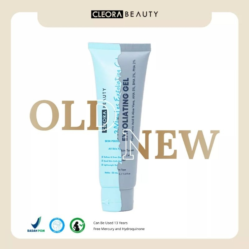 (READY) Cleora 3 Minutes Exfoliating Gel Kemasan New / Cleora Exfoliating mengangkat sel kulit mati