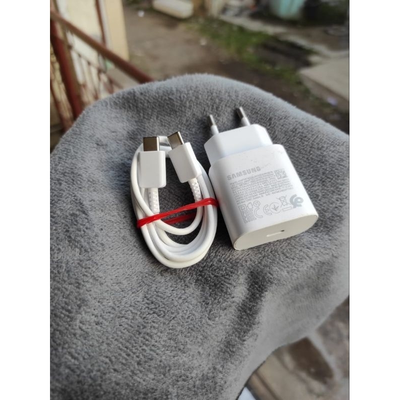 charger samsung 25 watt dan 45 Watt super fast charging original bekas /copotan HP