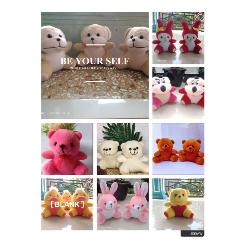 Boneka tedyy bear polos 15cm boneka beruang mini lucu boneka beruang buket boneka wisuda boneka sarj