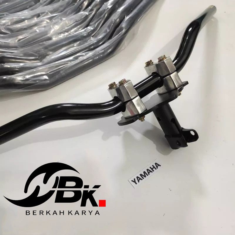 Stang rzr plus dudukan stang Racing Road Race Universal Motor Honda Yamaha Suzuki Satu sett