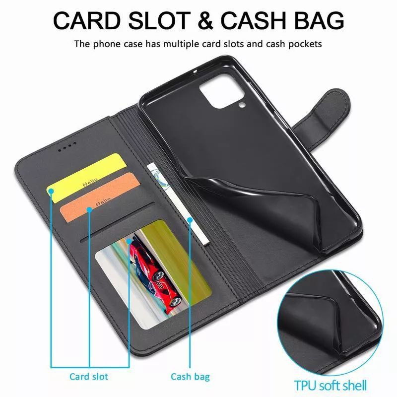 Casing Flip Magnet Infinix Smart 7 Smart 4 Smart 5 Smart 6 Smart 6+ Smart 6 Plus Softcase Silikon Dompet Magnet