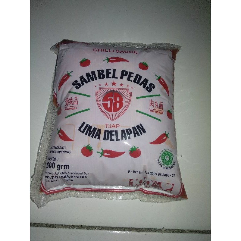 

sambel pedas merk 58