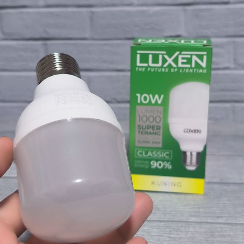 LUXEN CLASSIC LAMPU LED CAPSULE 10W 10 WATT SNI GARANSI 1 TAHUN E27 BAGUS KUALITAS TERJAMIN