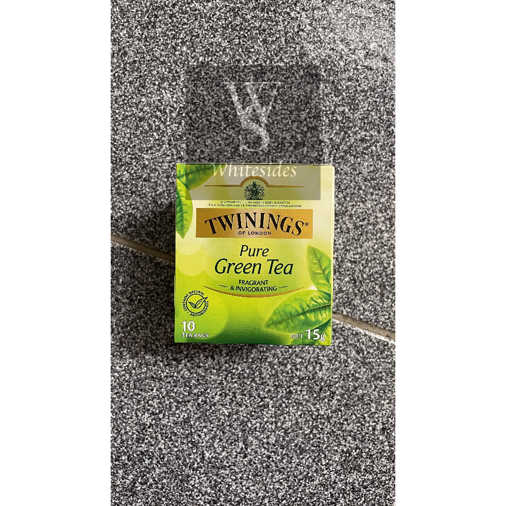 

Pure Greentea - 10 Bags Twinnings Tea Teh Twinings Camomile Spearmint Spiced Apple Honey Vanilla Chai Cranberry & Pomegranate Darjeeling English Breakfast Extra Strong Earl Grey Jasmine Mint Lemon Twist Ginger Orange Cinnamon Green Tea Russian Caravan
