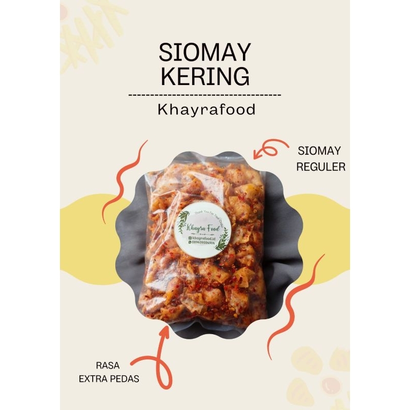 

Khayrafood Siomay Kering Rasa XTRA PEDAS
