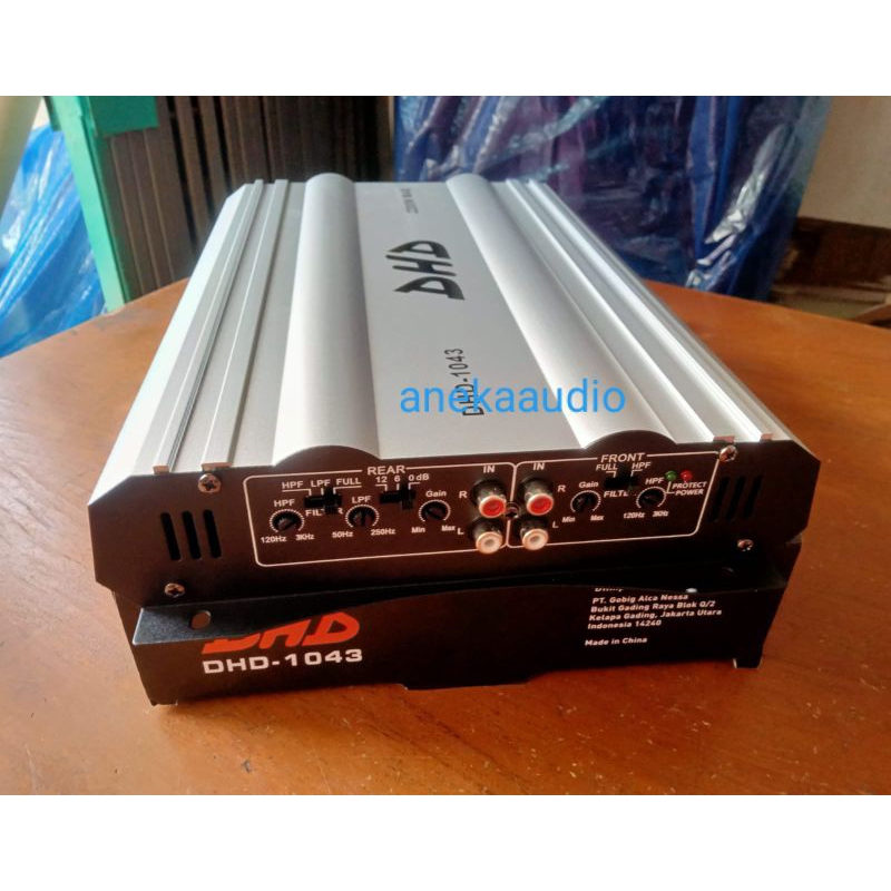 power mobil DHD-1043 Mosfet 4 Chanel amplifier DHD -1043 berkualitas 2200watt DHD