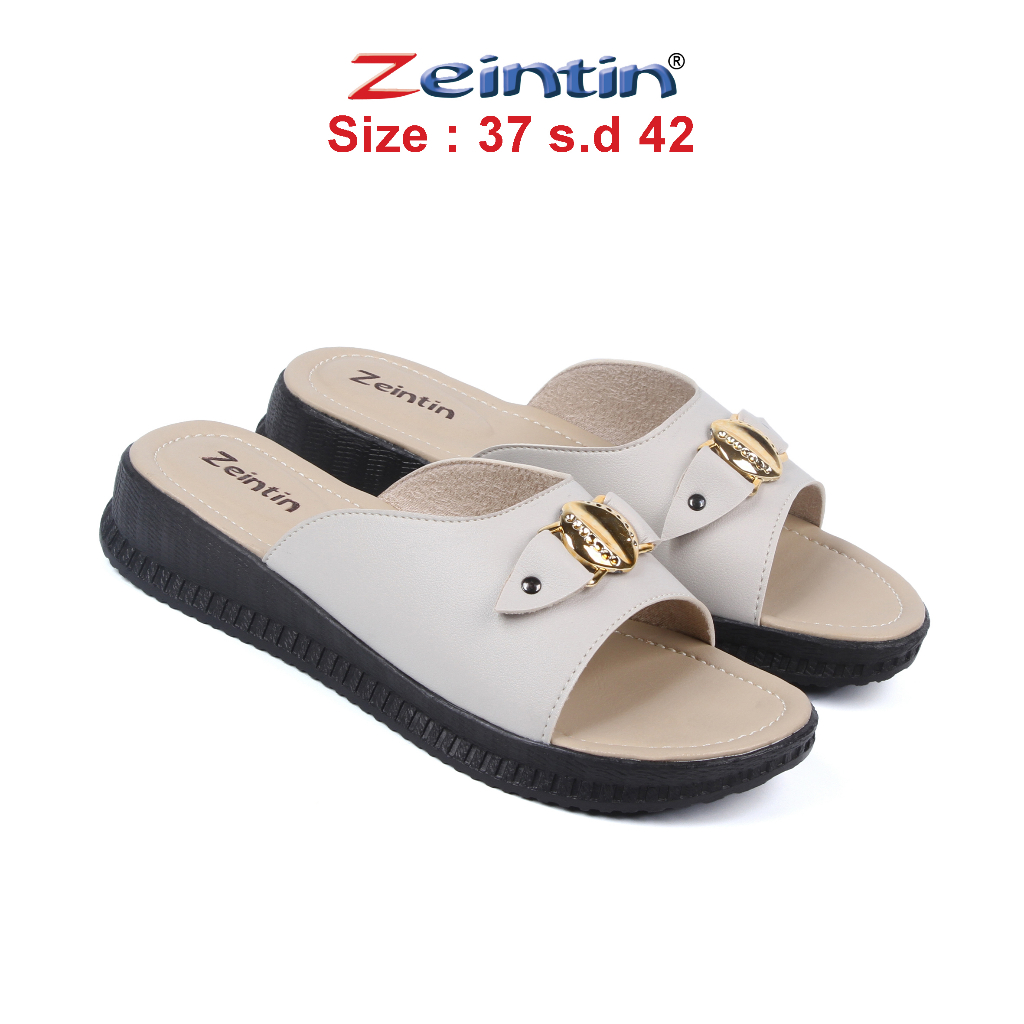 Zeintin - Sandal Wanita Jepit Casual Kulit Sintetis Original ZEINTIN HP