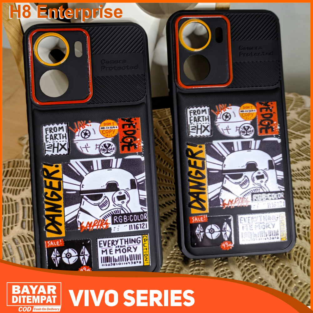 Case Vivo Y22 Y22S Y33S Y33T Casing Aesthetic Pro Camera Premium