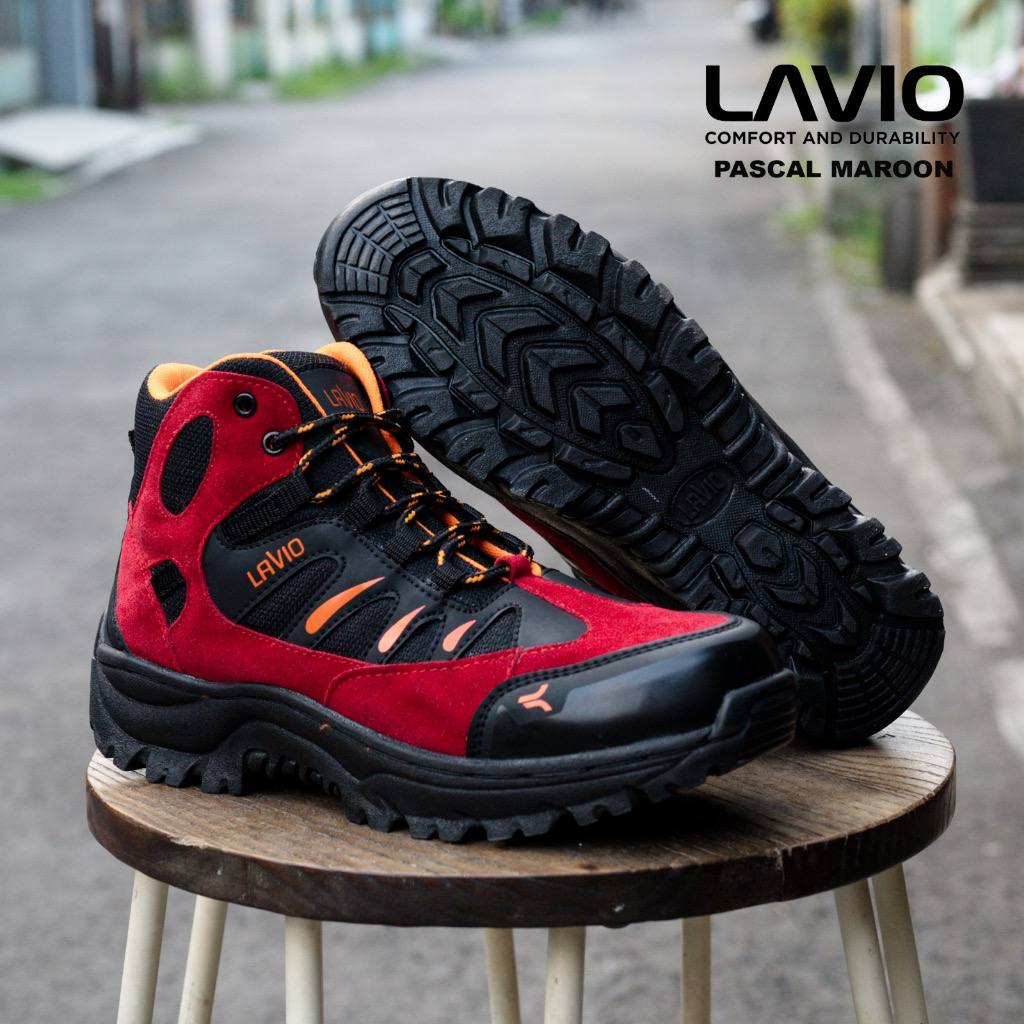 Sepatu Safety Boot Hiking outdoor Lavio Sepatu Pria Safety Boots High Premium Quality Pascal Booster Mood HaikingProyek Otdoor Touring