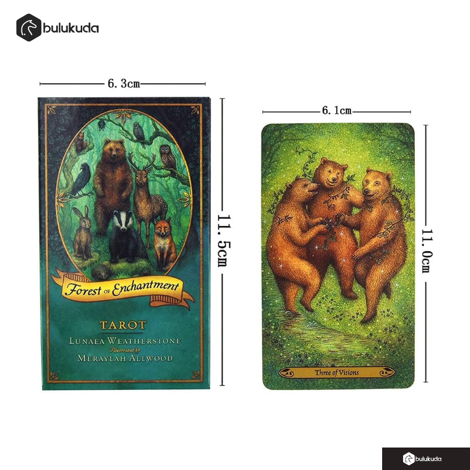 Forest of Enchantment Tarot 78 Cards Deck PDF Guide Instruction