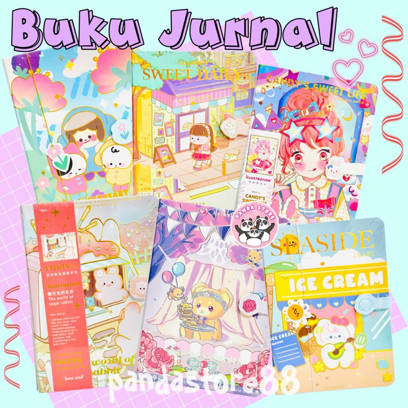 

Diary Journal /eternal summer journal/ buku diary lucu/ agenda import/notebook lucu