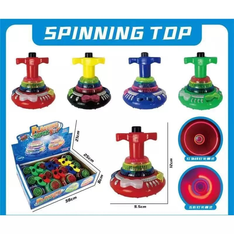 Football spinning top/ mainan anak gangsing bola / gangsing UFO