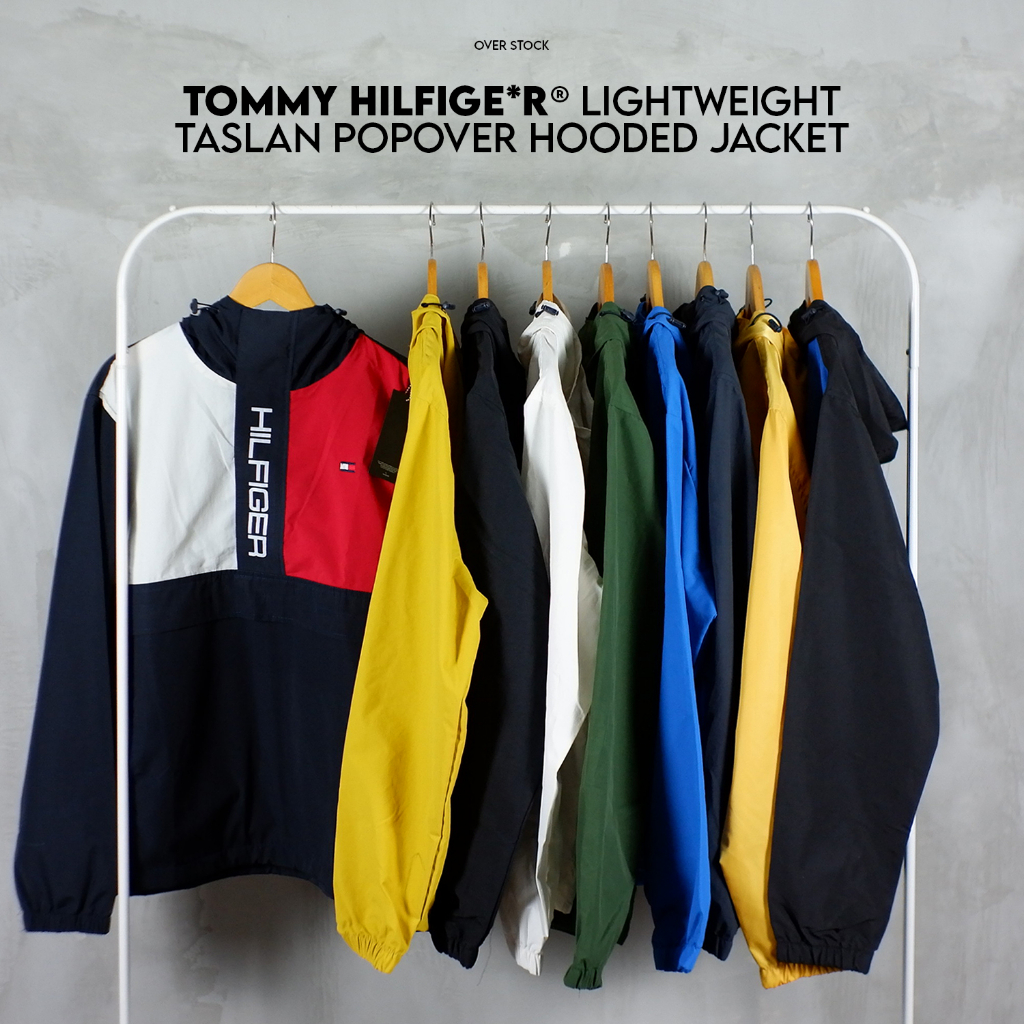 TM Hilfige*r Lightweight Taslan Popover Hooded Jacket