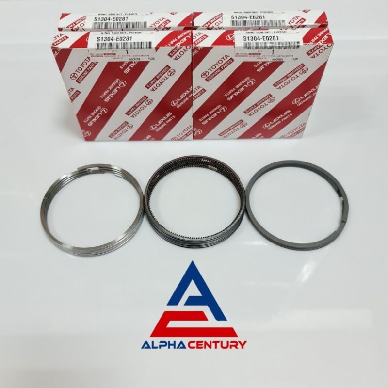 RING PISTON SET HINO DUTRO  HT 130 HT130 ORI GARANSI 1 BULAN