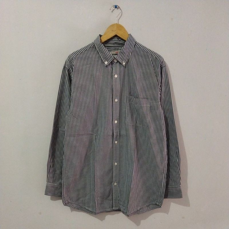 Kemeja Salur Oversize size XL Unisex Spao original murah