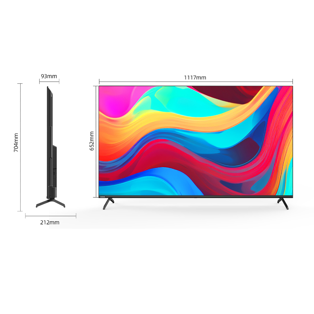 Google TV Changhong 50 inch Smart TV 4K UHD-HDR10+DBX Dolby Audio Google Assistant Netflix Youtube Digital TV (U50G7N Pro)