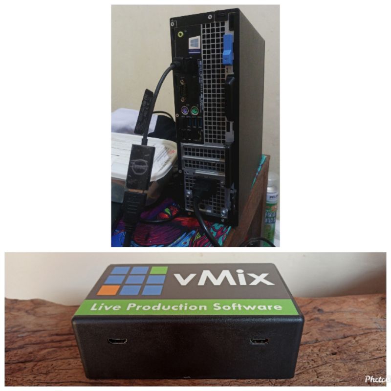 PC VMIX HD 2CH INPUT HDMI+BONUS KIBOT MOUSE