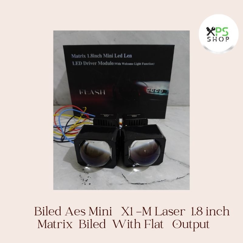 Biled Aes Mini X1-M Laser 1.8 inch,Matrix Biled With Flat Output