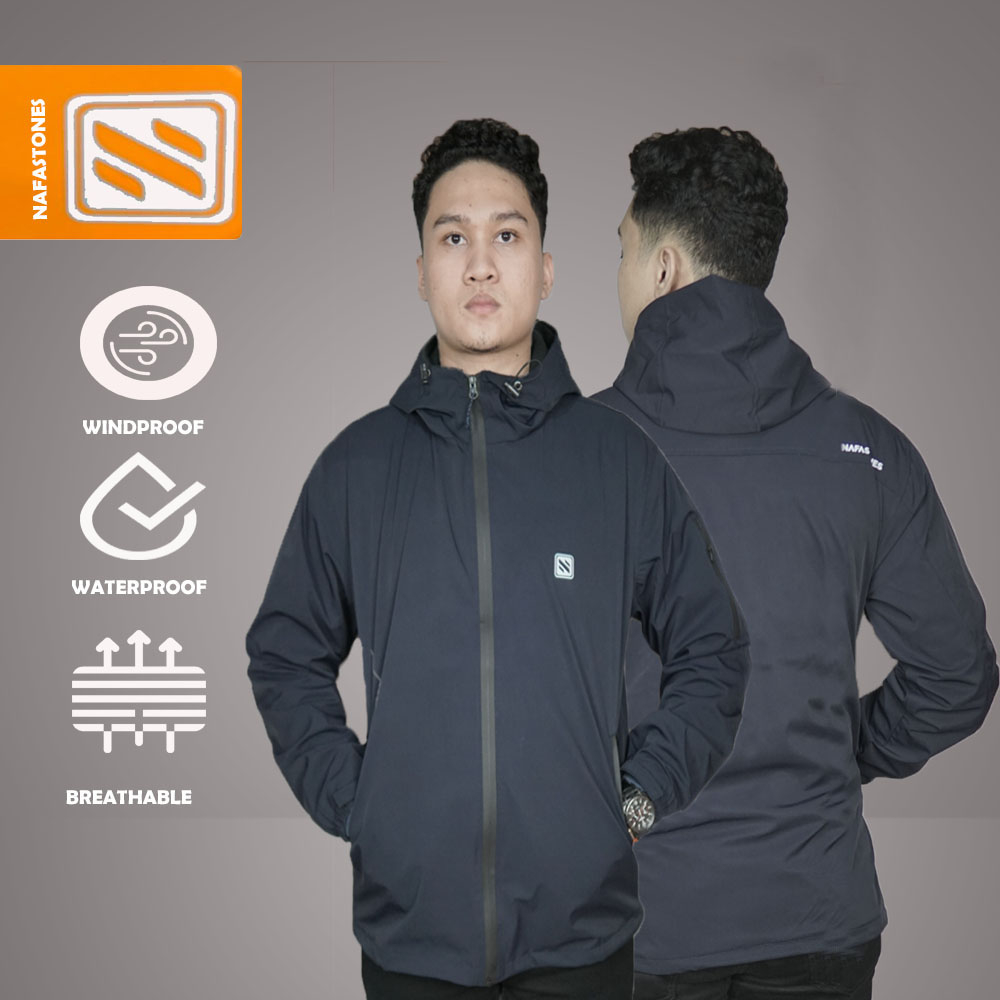 Jaket Motor Anti Air dan Angin Hoodie Stylish Premium