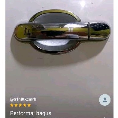 outer mangkok handle pintu mobil Nissan grand livina 2007 sampai 2018 CHROME CROME tempel 2017 2016 2015 2014 2013 2012 2011 2010 2009 2008