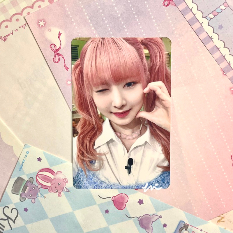 ive I’ve i am rei withmuu heartcheek wm hc photocard (please read the description)
