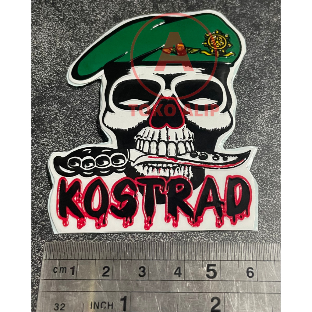 Sticker Kostrad Skullo Sticker Kostrad Stiker Mobil Kostrad