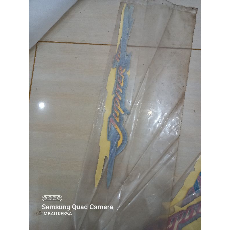 striping jupiter 2001 biru telor asin