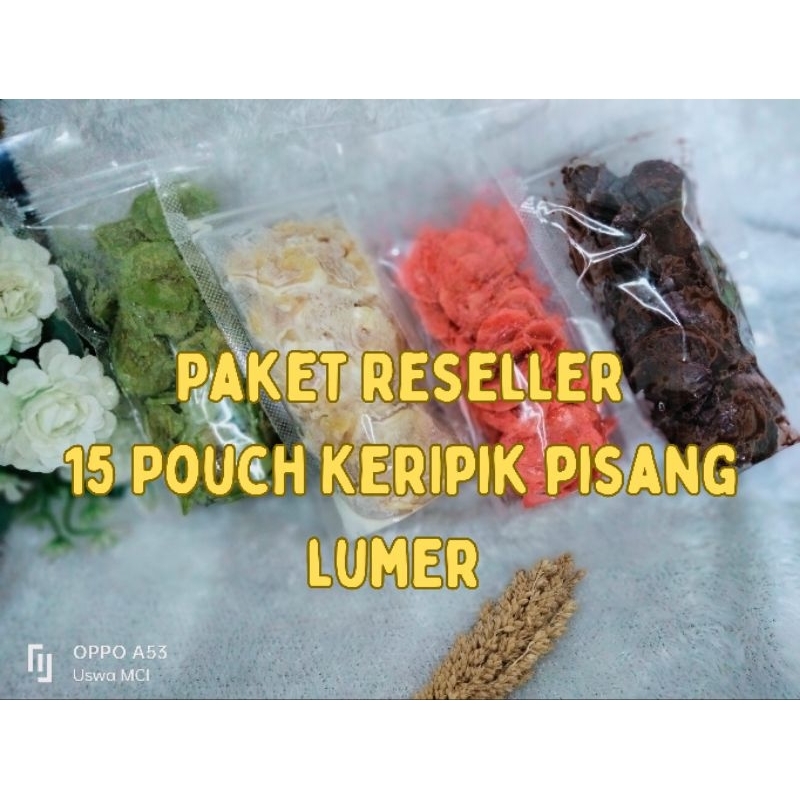 

Paket Reseller Keripik pisang lumer Homemade