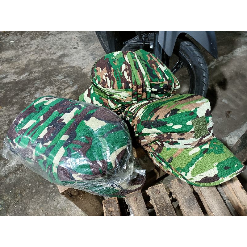 TOPI KOMANDO PET Matra TNI AD Darat Jatah Produksi PDL LORENG NKRI TERBARU TOPI PET KASAD Matra TNI 