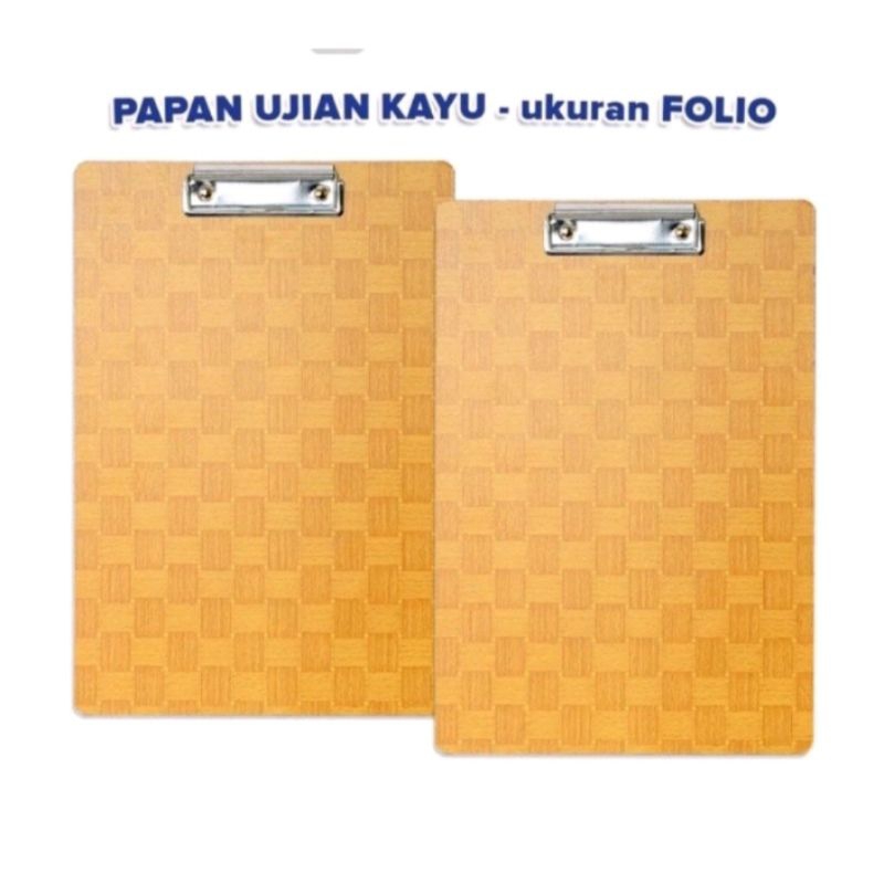 

Papan Ujian Kayu Tebal ukuran Folio F4
