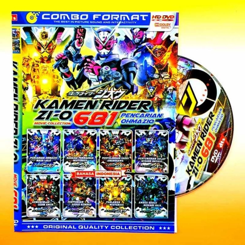 KASET DVD KAMEN RIDER