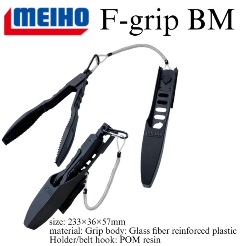 Penjepit mulut ikan Meiho F-Grip BM Japan