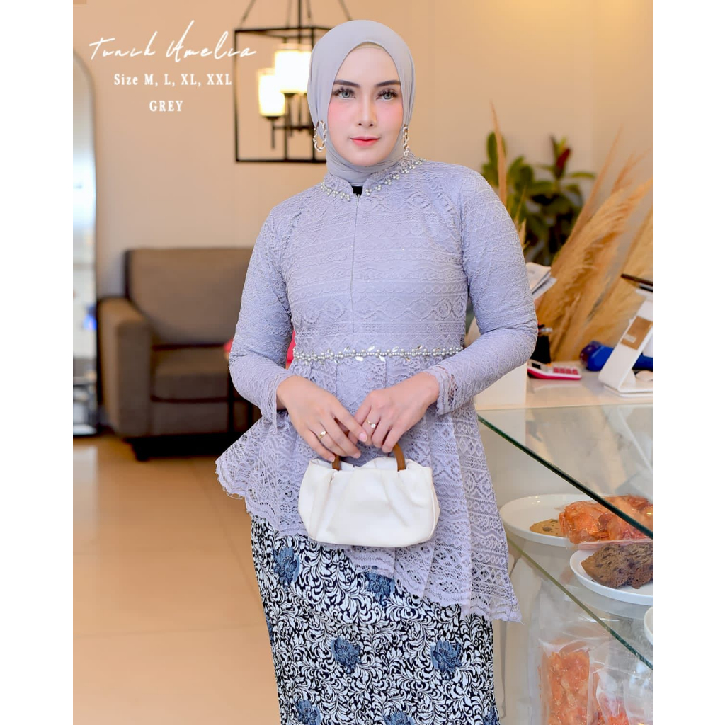 ( COD ) SETELAN KEBAYA PAYET - MODEL KEBAYA PESTA - COCOK UNTUK ACARA LAMARAN / KONDANGAN / WISUDA / DAN ACARA LAINNYA / BERBAHAN BARUKAT