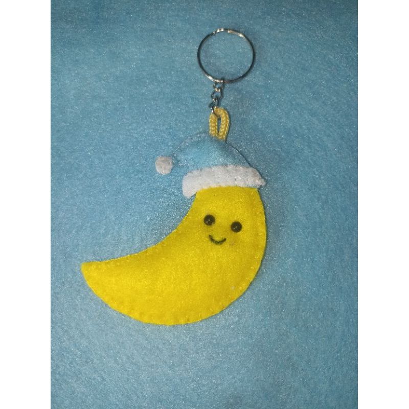 gantungan kunci bulan bintang