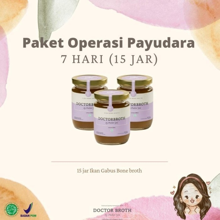 

Paket Pasca Operasi Payudara (mempercepat penyembuhanan bekas jahitan)