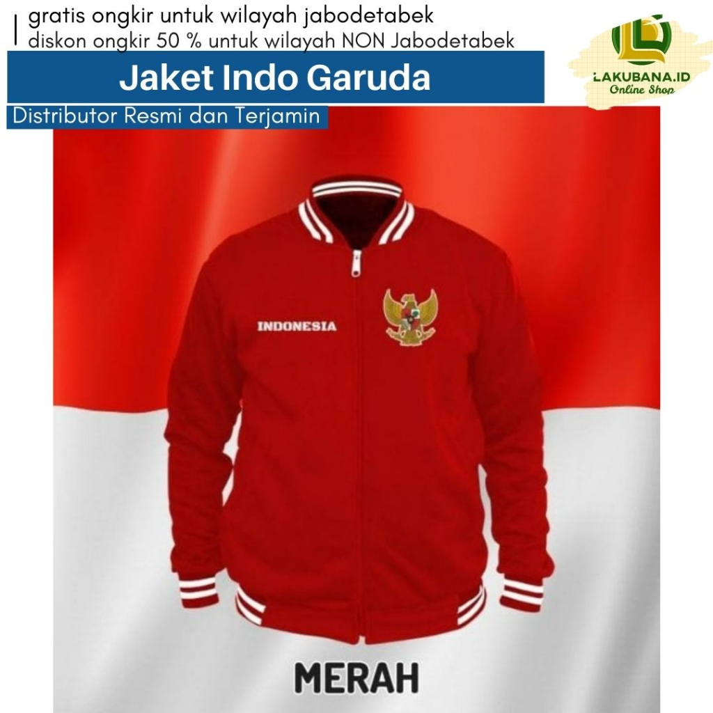 JAKET INDO GARUDA  - Jaket Garuda / Jaket Indonesia Garuda / Jaket Kemerdekaan
