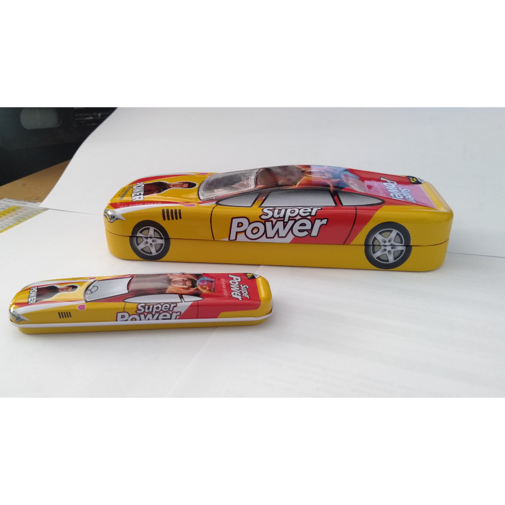 

Tempat pensil/ tepak kaleng bentuk Mobil 2 susun + tepak mobil mini