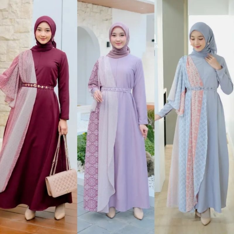 ZOYA DRESS | koleksi raya | bisa COD | bbc | bbccollections