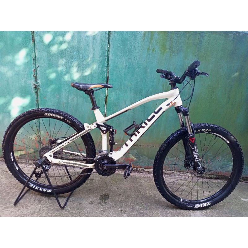 sepeda mtb fullsus thrill fervent rakitan ukuran 27.5