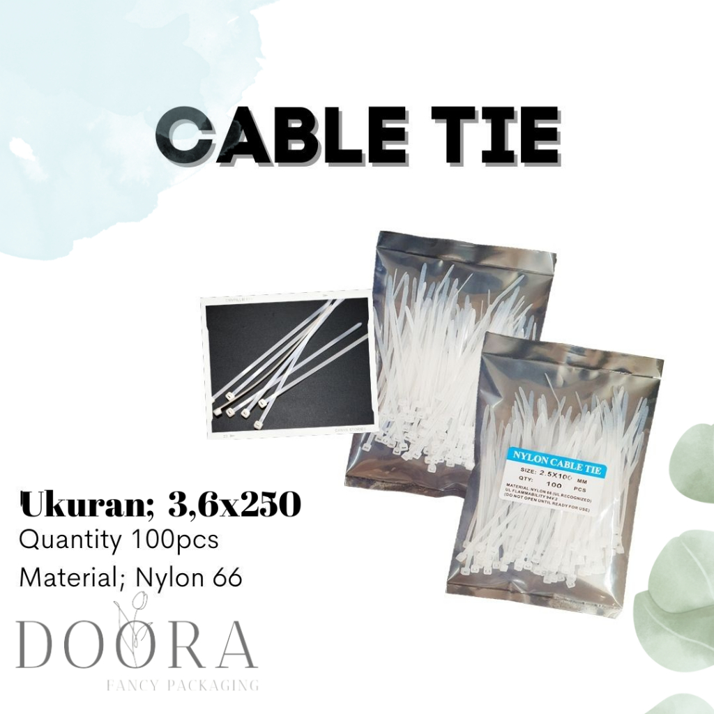 

Cable Ties / Kable ties / Kabel ties 3,6x250mm (25cm)