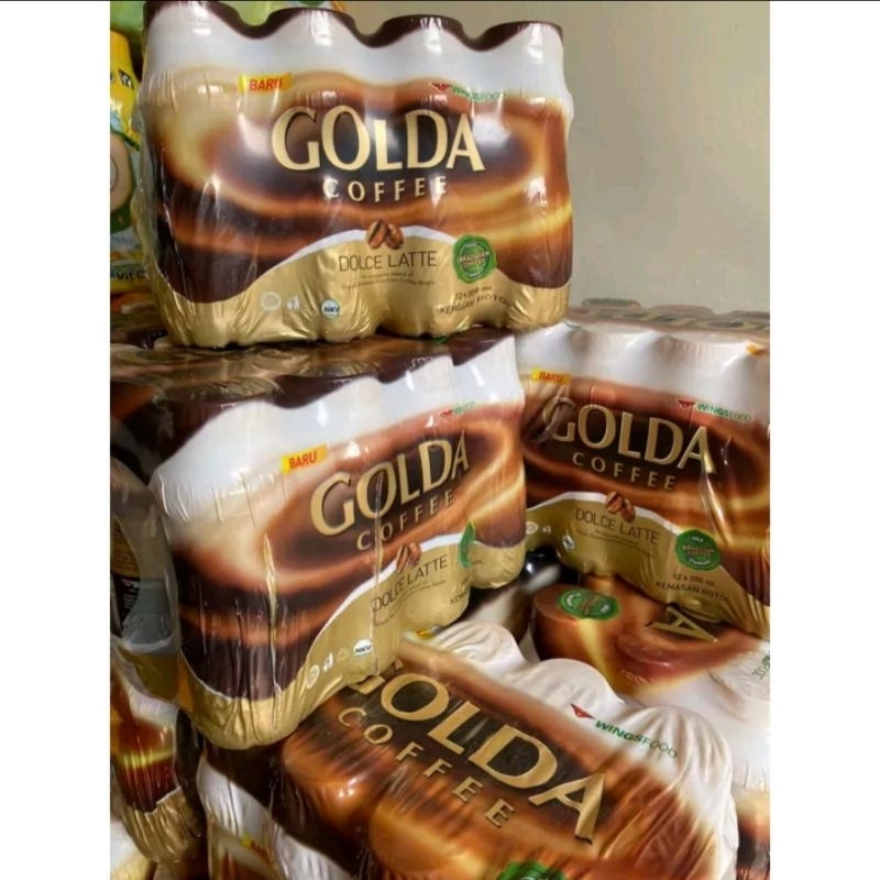 

Golda Coffee Dolce Latte Kopi Siap Minum 1 Dus Isi 12 Pcs 200ml