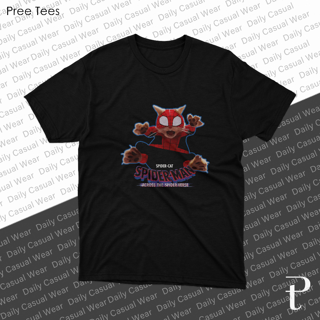 TSHIRT SPIDER CAT ACROSS THE SPIDER VERSE 6